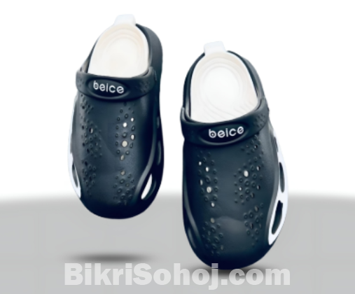 Beice Black and White Clogs